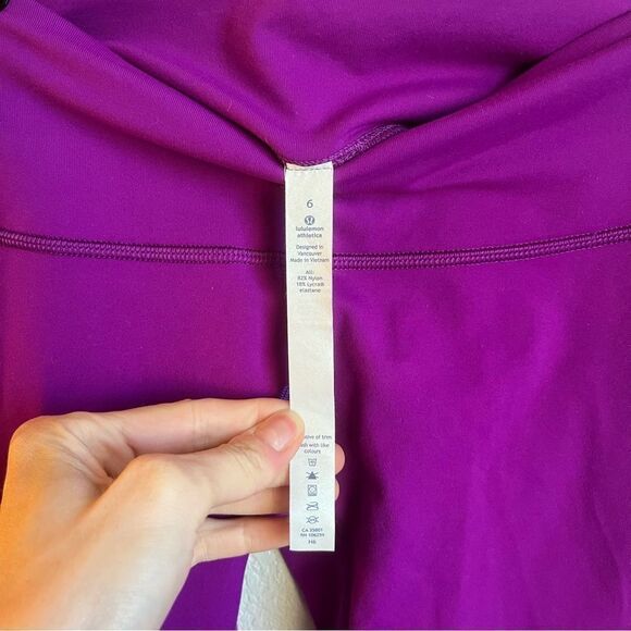 Lululemon Violet Wunder Under Tight Low Rise - Picture 6 of 6